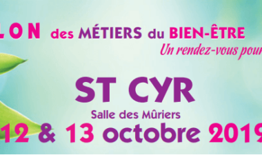 Affiche du salon bien être de saint-cyr-les-annonay qui aura lieu les 12 et 13 octobre 2019